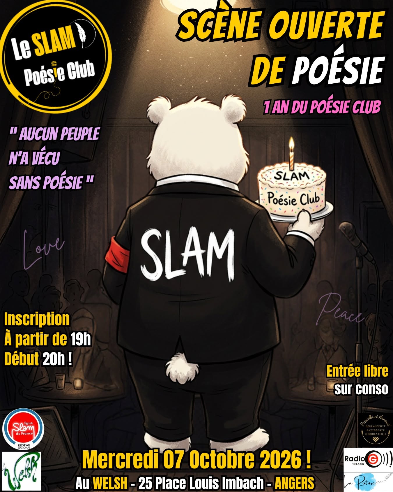 Le Slam Poésie Club #12